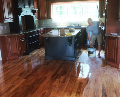 hardwood floor refinishing in greensboro
