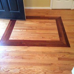 hardwood floor inlay work greensboro