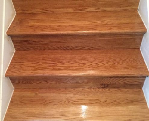 hardwood stairs install greensboro