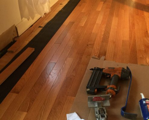 wood floor install greensboro